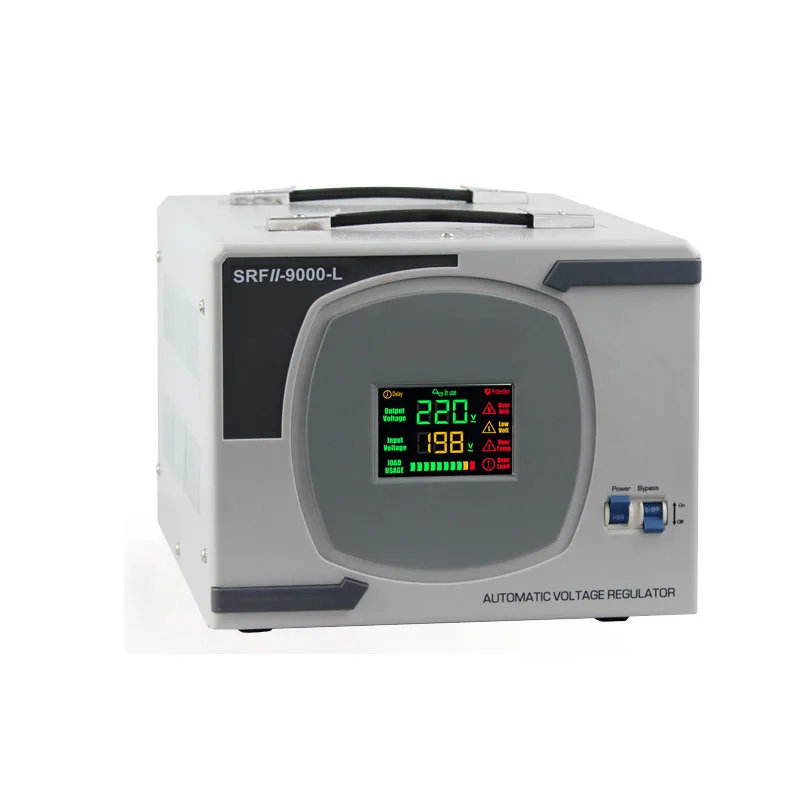 

9KVA LED Relay Type Full Automatic AC Voltage Regulator Digital AC Voltage Stabilizer SRFII-9000L