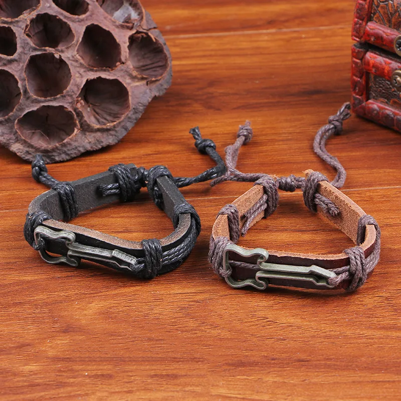 Браслеты мужские кожаные браслеты 2018 Pulseira Masculina Ювелирные Изделия Очарование