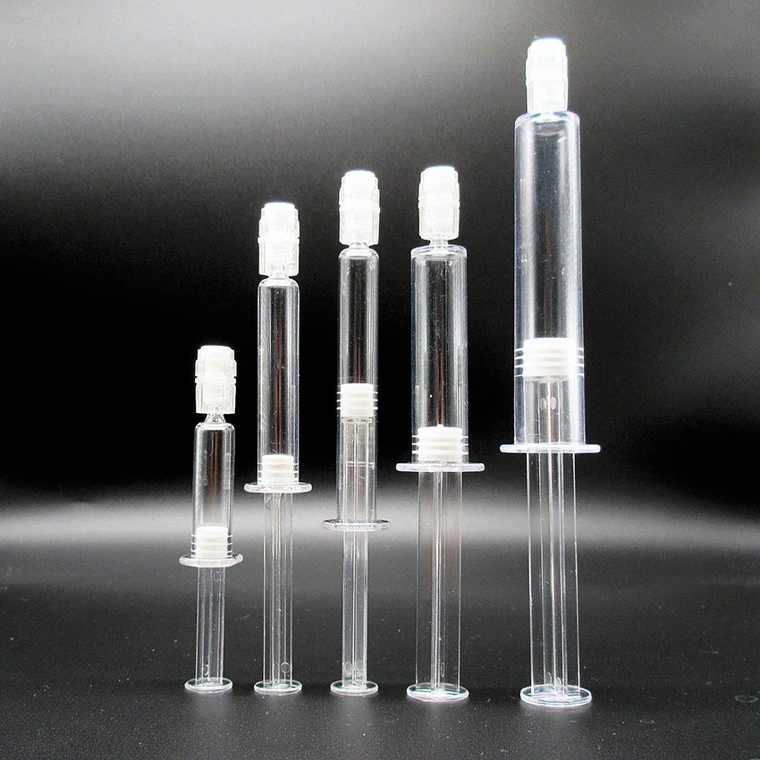 

Different sizes disposable plastic injection syringes with luer lock 2ml clear tube for essential oil 100pcs/lot