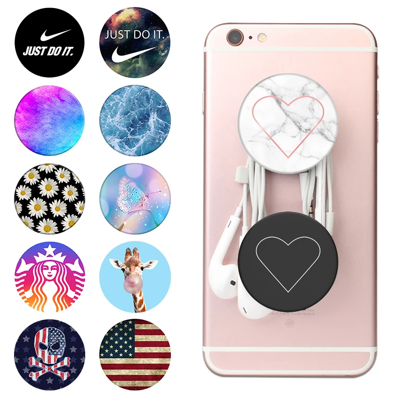 

Original popsoket Marble Pattern Love Heart попсокет for Phones Ring Smartphone pocket socket Hand Finger Grip Phone Holder