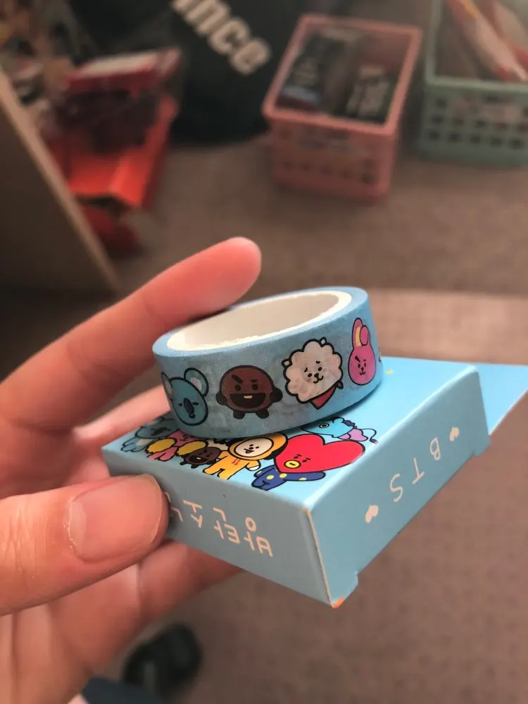 BT21 Cute Washi Paper Tape photo review