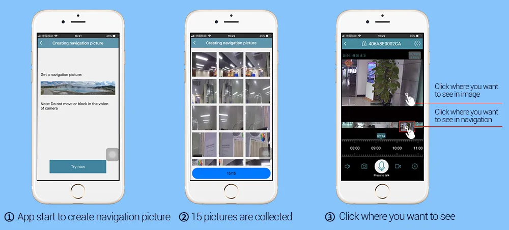 wifi camera navigation 203