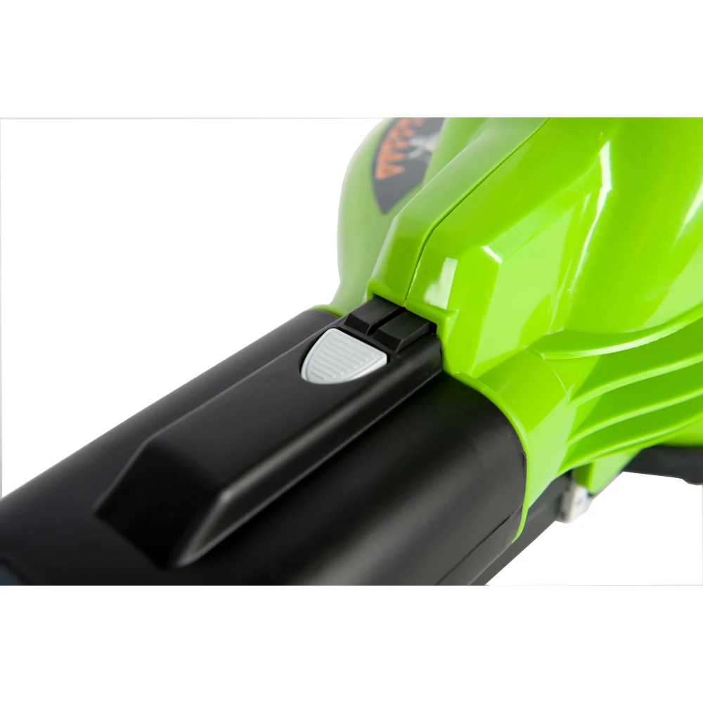 Пылесос-воздуходув садовый аккумуляторный Greenworks GD40BVK3 (Li-ion аккумулятор 40В, 3 Ач, скорость воздуха 0-280 км/ч)