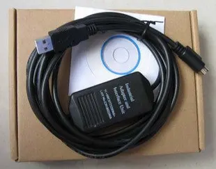 

FX-USB-AW Programming cable for Mitsubishi FX3UC PLC USB/RS422 FXUSBAW