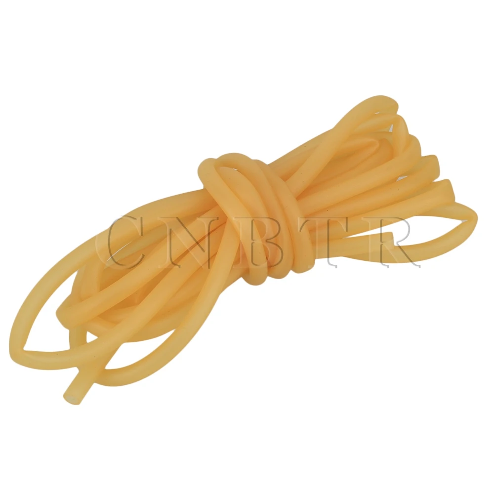 

CNBTR 4 x 6mm 300cm Length Yellow Natural Latex Rubber Tourniquet Band For Outdoor Slingshot Catapult Elastic Part