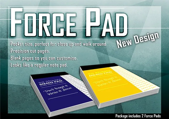

ITgimmick Force Pad 2 (Small/Yellow) Set of Two by Warped Magic - Trick