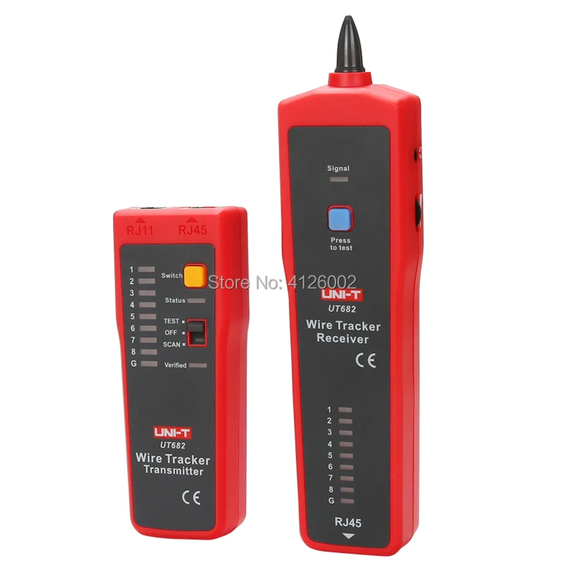 UNI-T UT682 سلك المقتفي. الهاتف خط/شبكة كابل/كابل الطاقة خط/شبكة كابل معايرة كابل اختبار