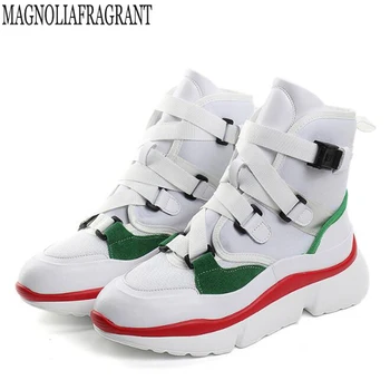 

Spring and autumn Thick bottom buckle Women shoe Simple Leisure sports shoes fashion Flat shoes Star same paragraph mm150