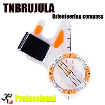 Thumb orienteering compass outdoor directional compass Professional sports compass Orienteering map compass kanpas basic competiton orienteering thumb compass free ship ma 40 fs from compass factory