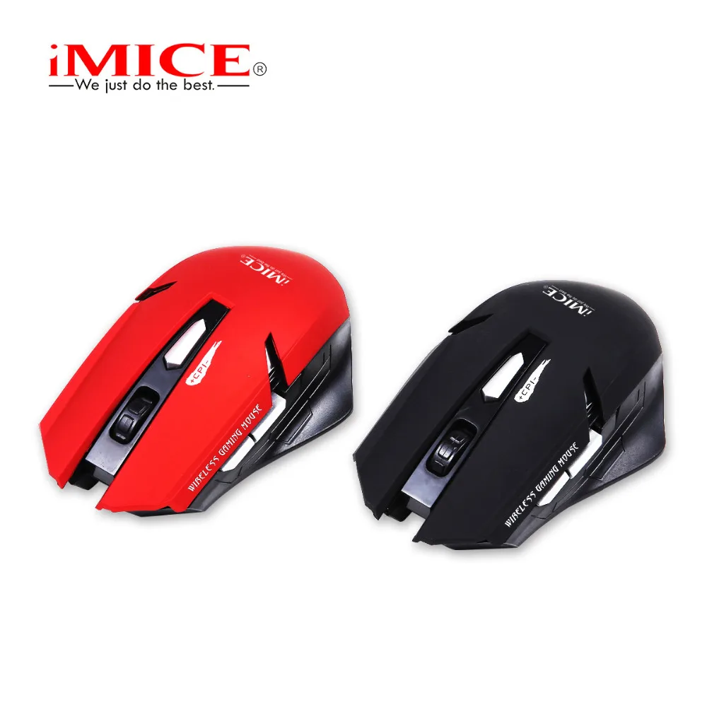 iMice Silent Ergonomic 2.4GHz Wireless Mouse 6 Buttons Cordless PC Computer Gaming Mouse Mice E-1700 Computer Office Peripherals