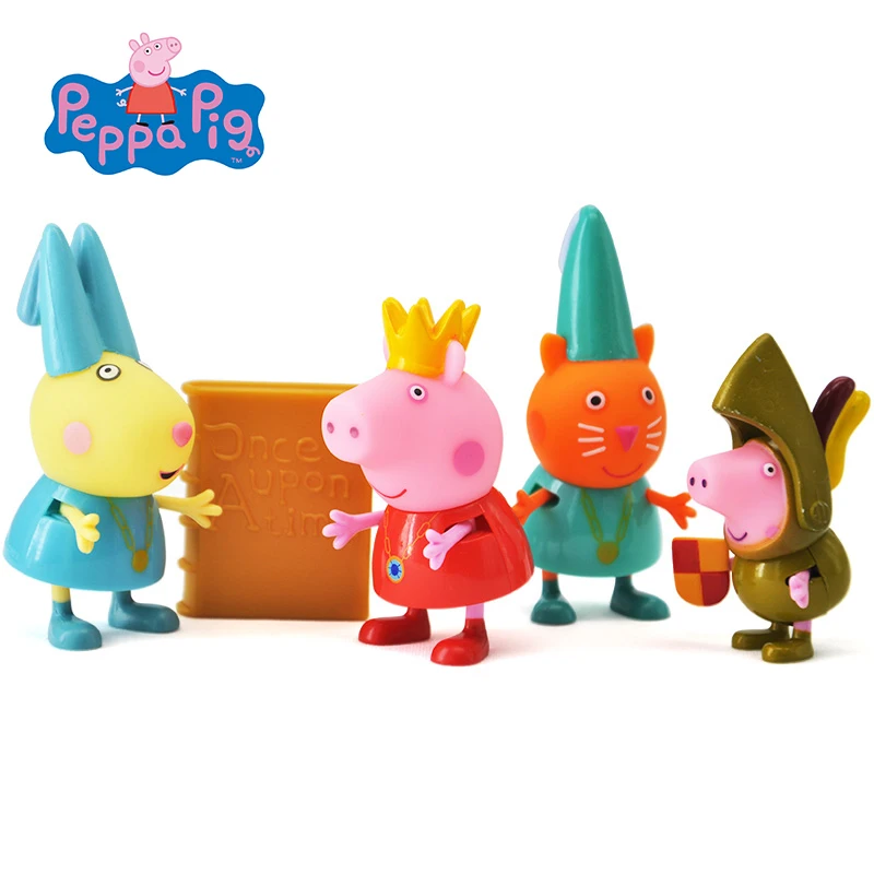 Original Peppa Pig Friends Learning Classroom Scene Action