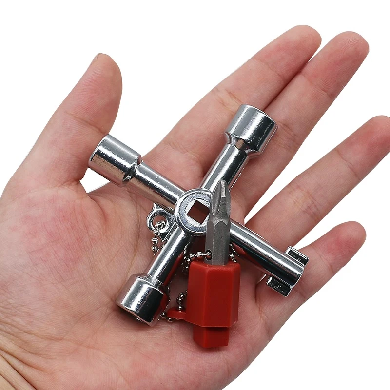 Plumbers Multi Tool 4 Way Gas Electric Meter Box Radiator Plumbing Tool Plumbers Utilities Gas Water Keys New