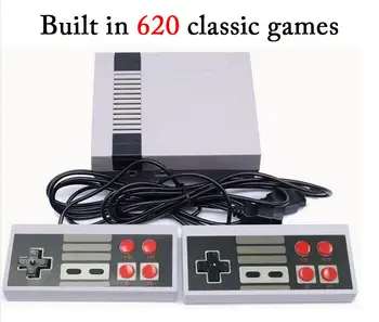 

5PCS/10PCS Mini Family TV Retro Handheld Game Console Video Game Console to Tv 8 Bit Game With 620 classic Games Double Gamepads