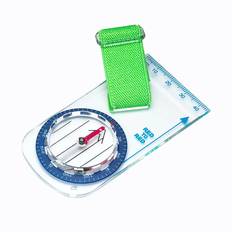 Orienteering compass for the beginner bdirectional Crossing Beginners Compass family treasure hunt activity equipment compass