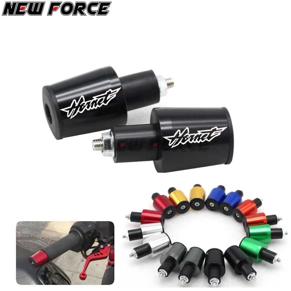 

CNC 22MM Handlebar Grips Handle Bar Cap End Plugs or For Honda CB 400 SF CBF600 S CBR600F CBR600 RR Hornet 600 CBF 500 DN-01
