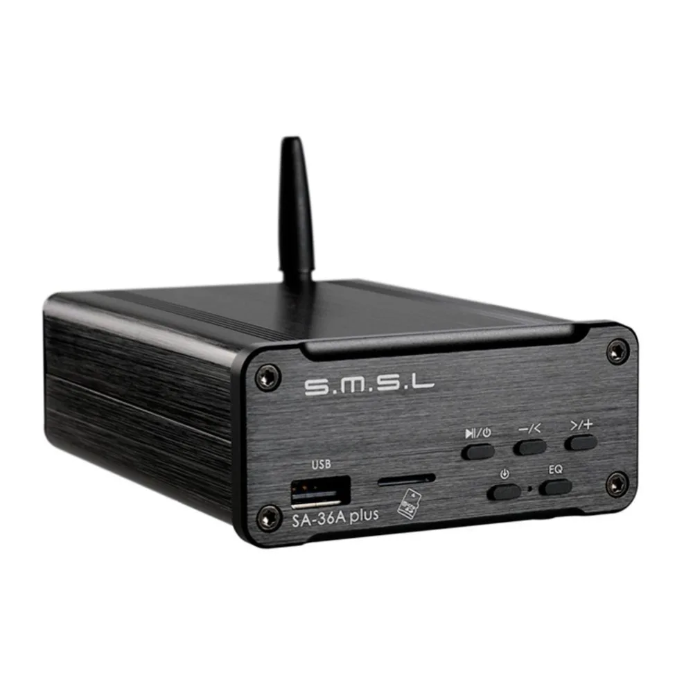 SMSL SA 36A Plus 30W TPA3118 HIFI аудио класса D цифровой усилитель мощности Bluetooth AUX TF карта/USB/U
