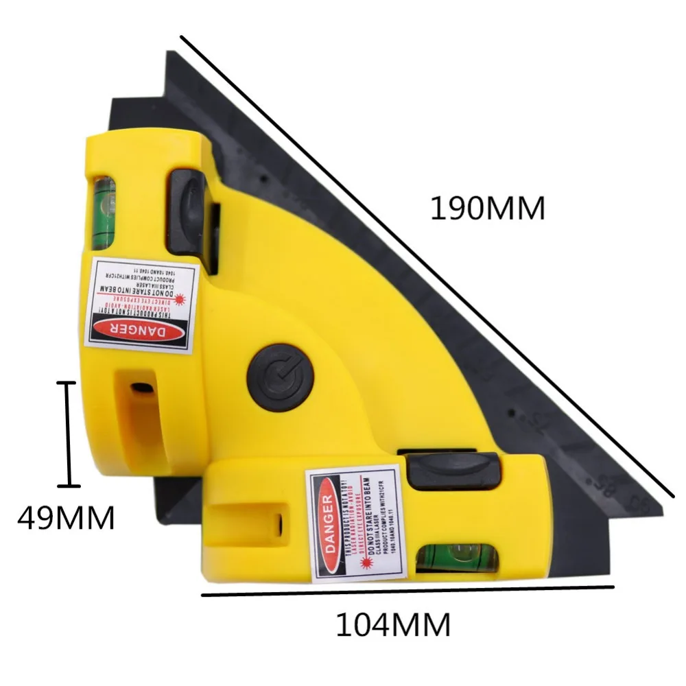 GUTMAX 90 градусов Инфракрасный лазерный уровень палка керамическая плитка прямоугольный инструмент измерительные инструменты лазерный уровень проекция HY03