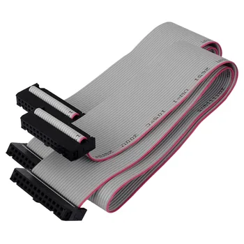 

UXCELL 2pcs 2.54mm 50cm 26-Pin Female To Female IDE PATA Flat Ribbon Cable For Digital Cameras Camcorders Wiring Accessories