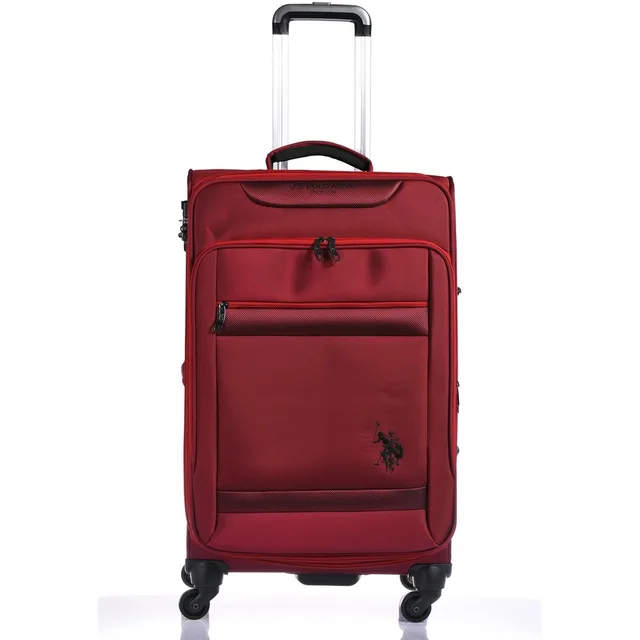 Us.Polo Assn. Wheel Travel Suitcase Trolley Bag HIGH QUALITY FABRIC