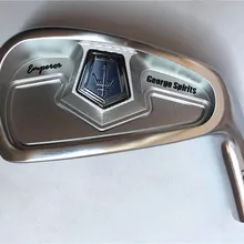 7 шт. Джордж Духи большой император Железный набор Серебряный Гольф кованые железные клюшки для гольфа 4-9 P сталь/графитовый Вал с крышкой головы