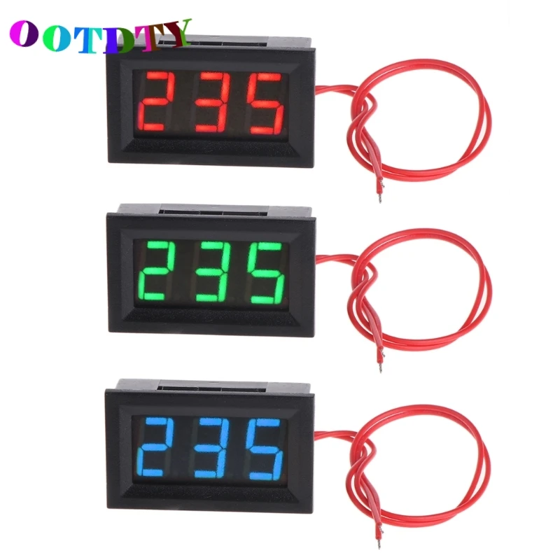 Цифровой светодиодный вольтметр OOTDTY 2 провода 0 56 дюйма 30 500 В переменного тока