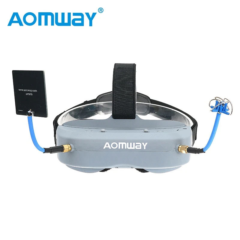 Aomway Commander Goggles V1 2D 3D 40CH 5 8G FPV видео гарнитура с головным трекером Поддержка HD порт DVR