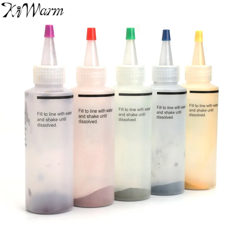 

KiWarm Newest 5Pcs One Step Tie Dye Kit +20Pcs Rubber Bands +4 Pairs Vinyl Gloves Activated Dye for Clothing Shoes DIY Craft