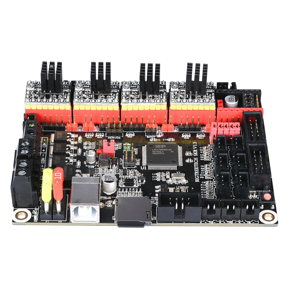 BIGTREETECH СКР V1.3 32-битный Smoothieboard+ TMC2130 Драйвер+ BMG экструдер+ Ultrabase радиатор 220*220 мм для Ender-3 3D-принтеры Запчасти