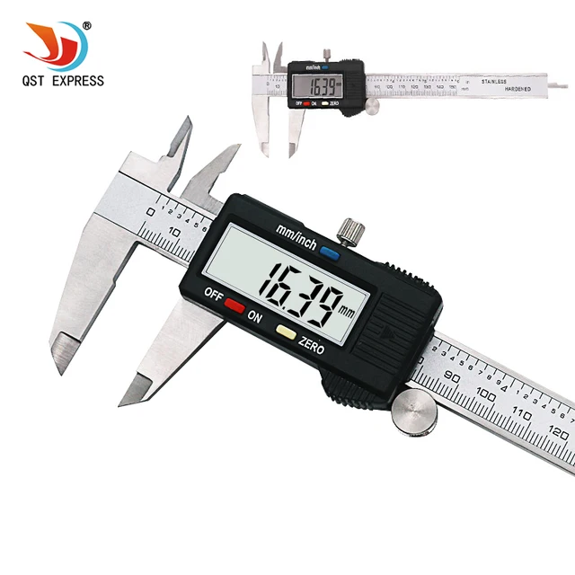 qstexpress 6 150 mm digital vernier caliper micrometer guage