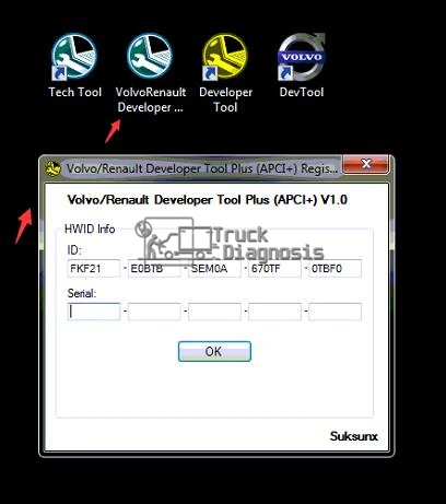 Для volvo PTT Premium tech Tool dev2tool для Volvo Vocom 88890180/88890020 volvo диагностический инструмент