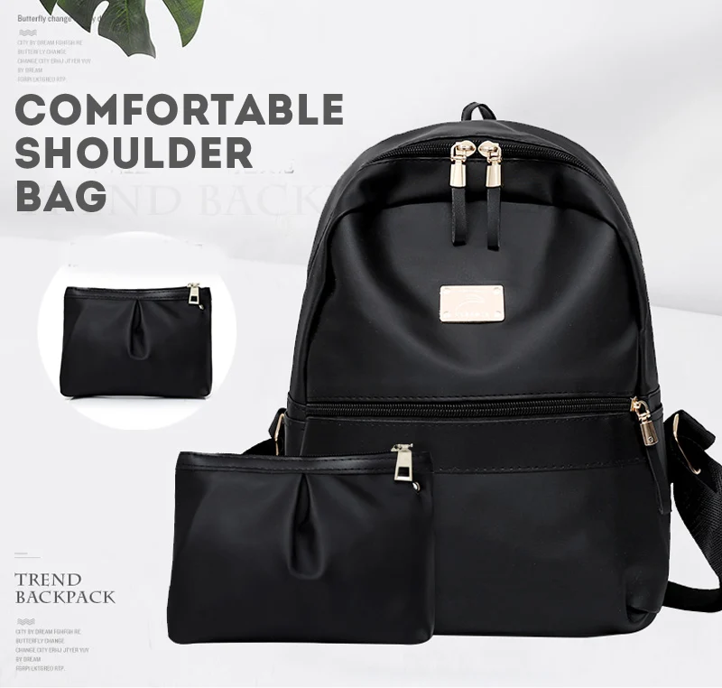 Bolsa Feminina Oxford Material de Mochila de
