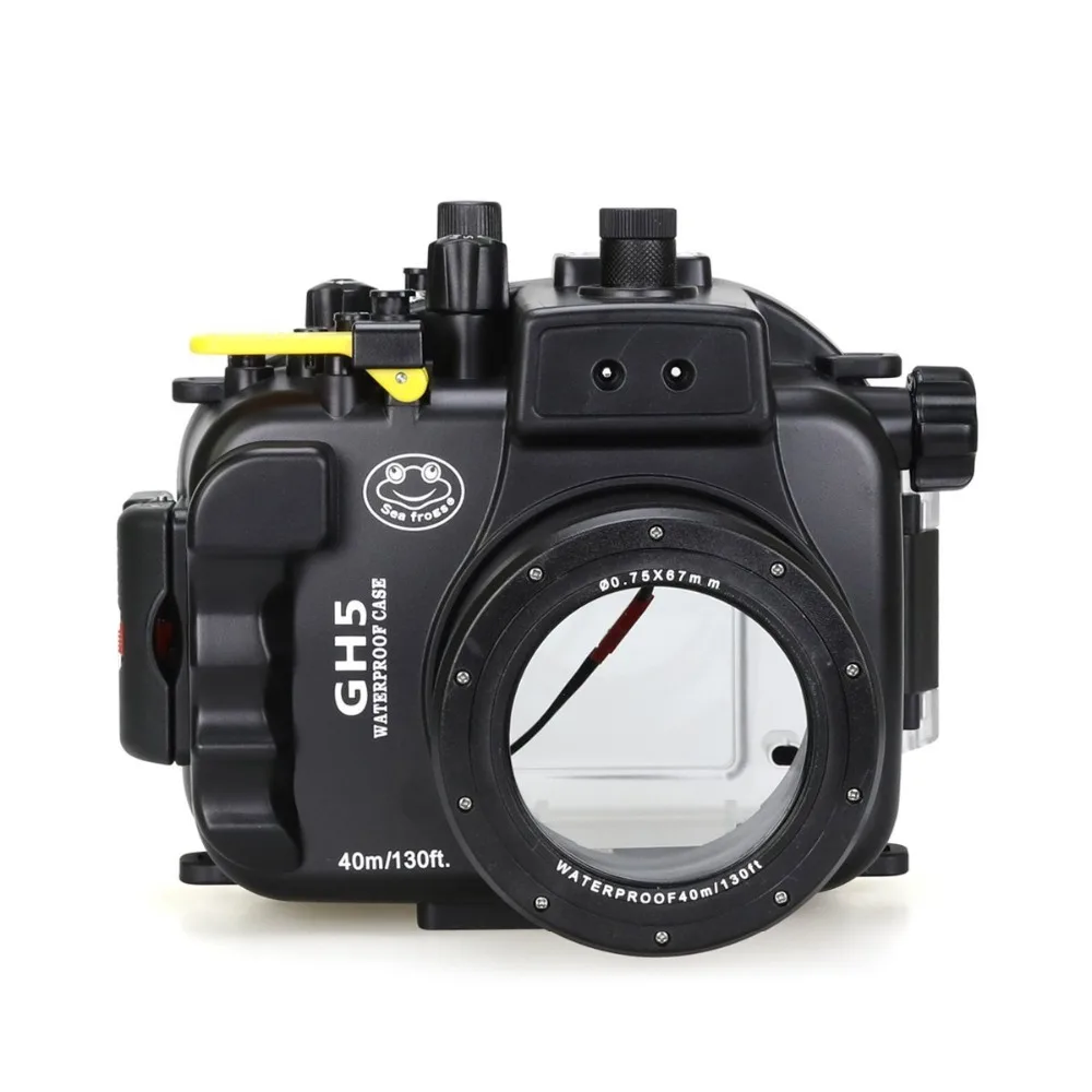 Seafrogs 40m 130ft Underwater Camera Housing Case for Panasonnic GH5 Waterproof Bags Case for Panasonnic GH5 Camera