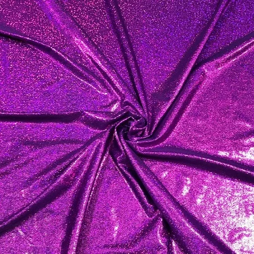 Тонкий трикотаж с покрытием, ширина 150 см, непрерывный крой, 2 способа растягивания, спандекс, лайкра Ткань для шитья купальников, танцевальные костюмы - Цвет: Purple