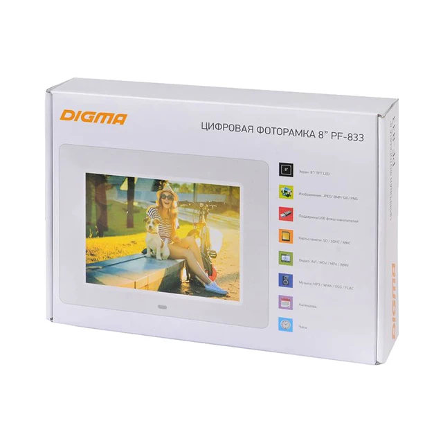 Фоторамка Digma PF-833 8"
