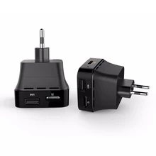 EU US UK Plug USB Charger Adapter 2GB/8GB Android 6.0 HD DLNA Wifi Display 3D Miracast Smart Mini PC TV Box Socket Plug Black