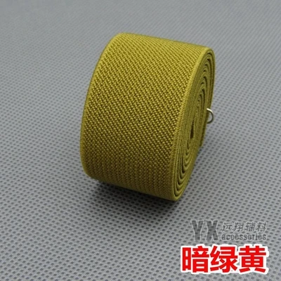3 см широкая эластичная лента для сумок пояс для одежды diy аксессуары для одежды 4 м/лот пояс для юбки 1,2 дюймов эластичная тесьма темно-синего цвета - Цвет: 18