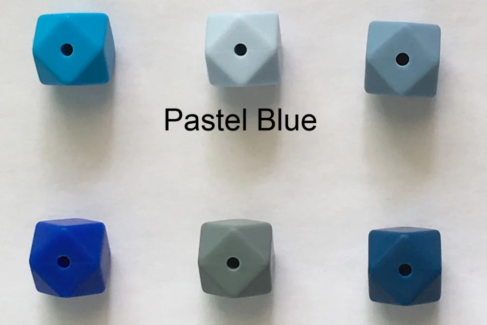 silicone hexagon beads