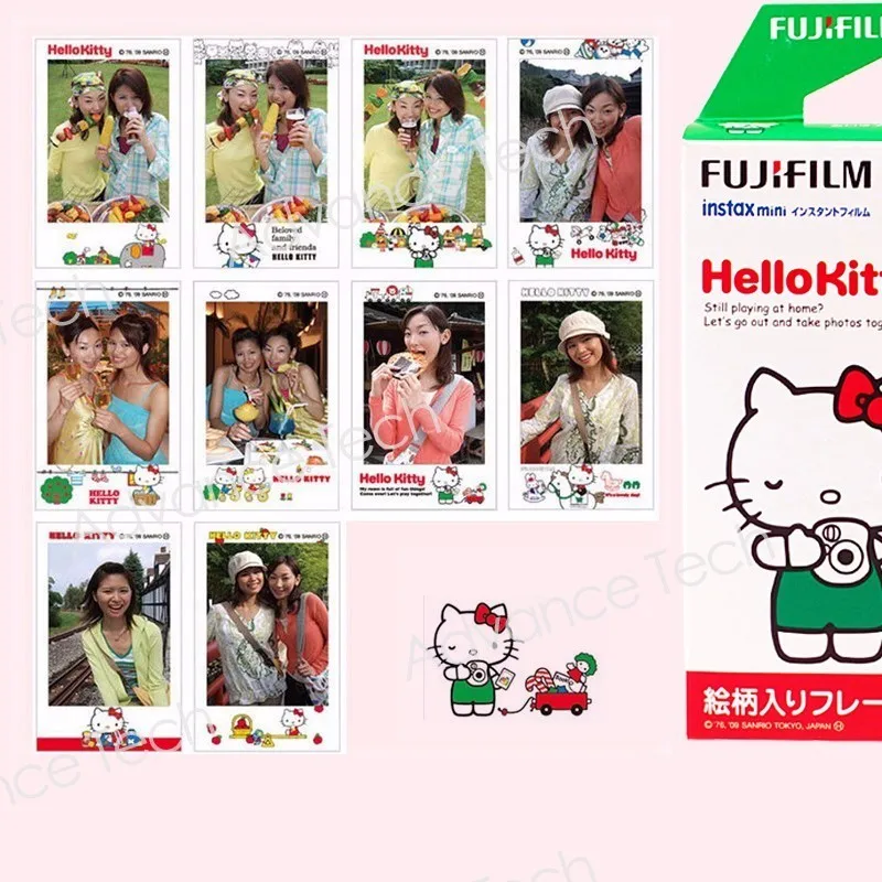 Fujifilm рисунок «Hello Kitty» Instax Mini 8 фильм(10 листов) для polariod Камера мгновенный mini7s 25 50 s 90 300 доля SP1 SP2 ломо