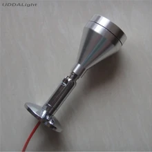 Светодиодная лампа для кухни, 3 Вт, под шкаф, светильник, картина, кровать, настольная лампа, для чтения, точечный светильник, гибкий, 360, регулируемый