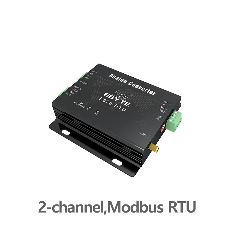 

E820-DTU(2I2-433L) Analog Acquisition 433MHz 1W RS485 Wirelss Control Collection Converter 2 channel Switching quantity