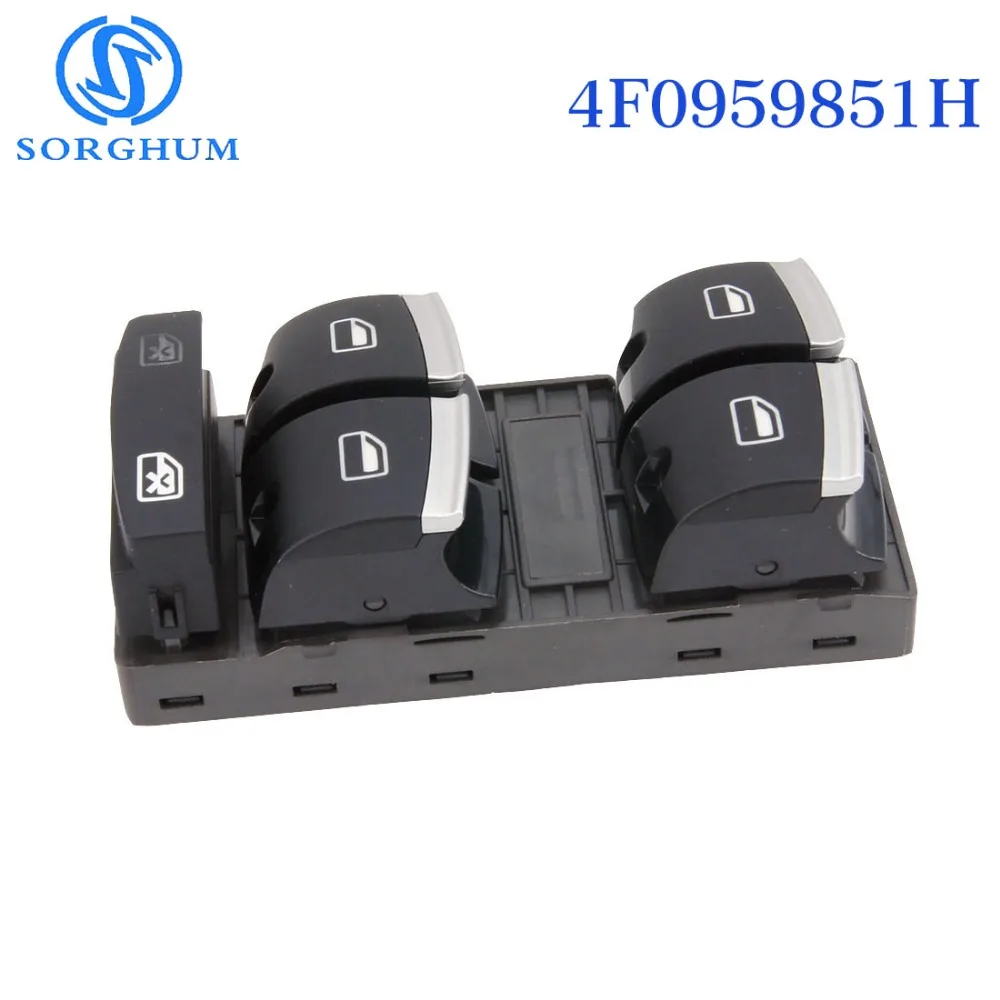 

Sorghum New 4F0959851H Chrome Master Window Switch For Audi A3 8P A4 S4 RS4 B6 B7 A6 S6 RS6 C6 Q7