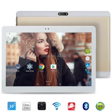 Новинка 2018, 10-дюймовый восьмиядерный планшет на Android 7.0 с функцией звонков по 3G, ОЗУ 4 ГБ, ПЗУ 32 ГБ, IPS 9, 10,1, WiFi, планшетный ПК