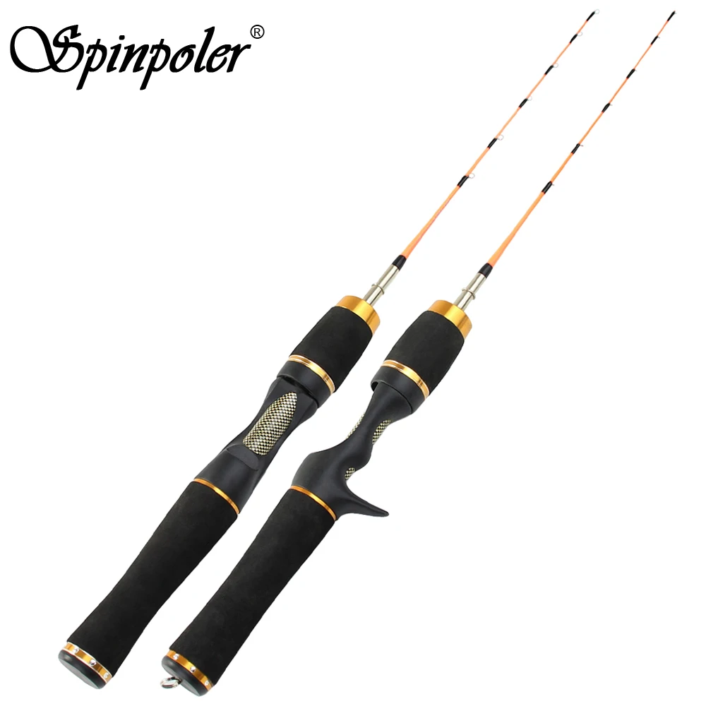 Spinpoler Mini Ice Fishing Rod Super Power Soft Winter Casting Spinning