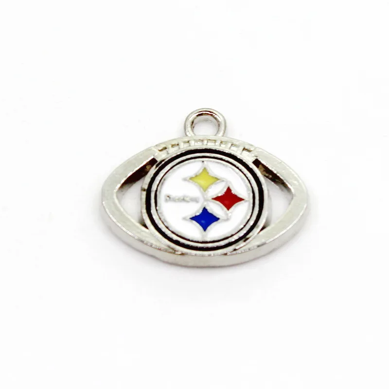 Новое поступление 20 шт./лот футбольная команда Steelers подвески-талисманы DIY
