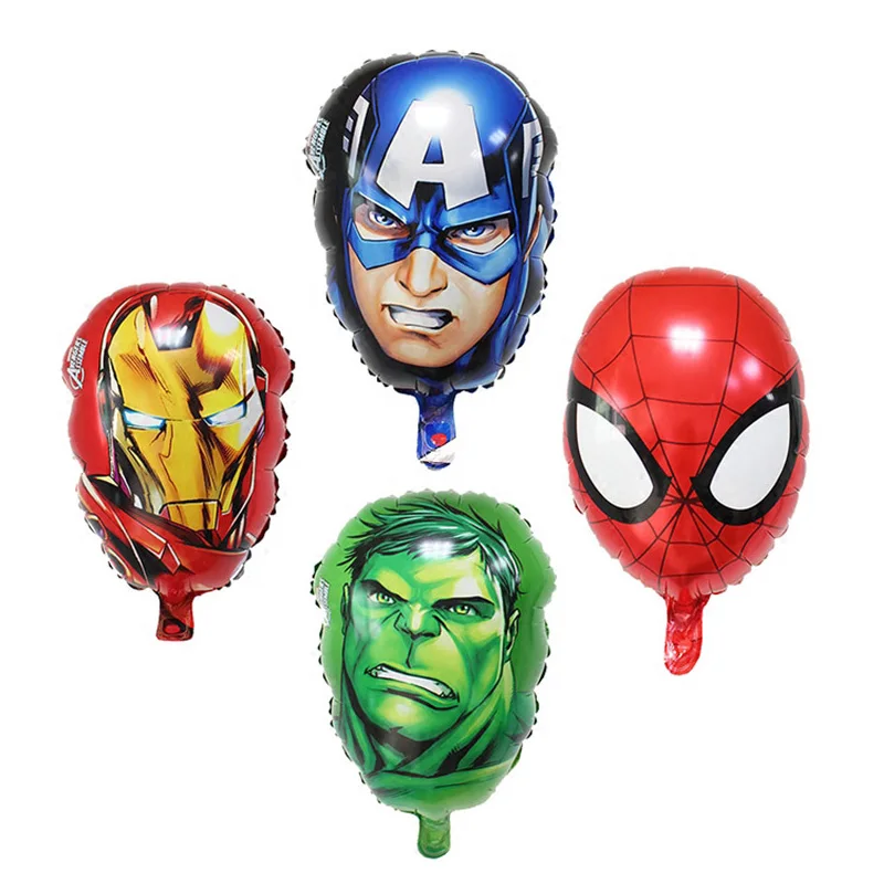 

1PC Avengers Foil Balloons Birthday Party Balloons Decoration Captain America Iron Man Hulk Spiderman Balloons Kids Toys Gifts