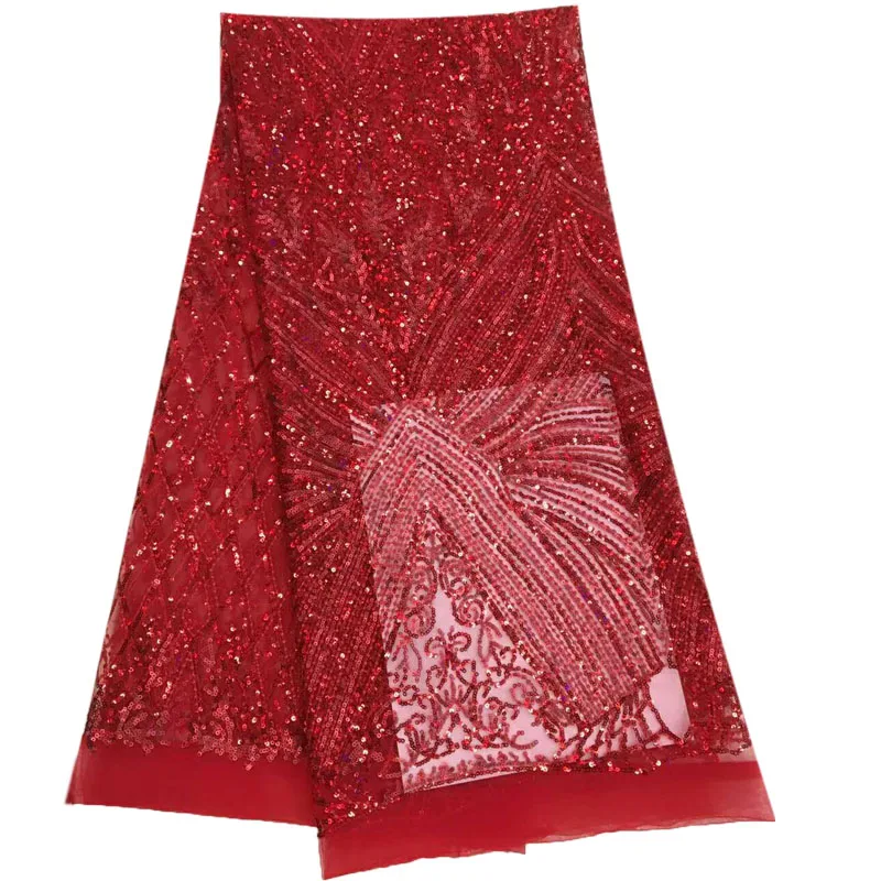 African Lace Fabric 2018 High Quality French With Sequin For Wedding Party A895-1 | Дом и сад
