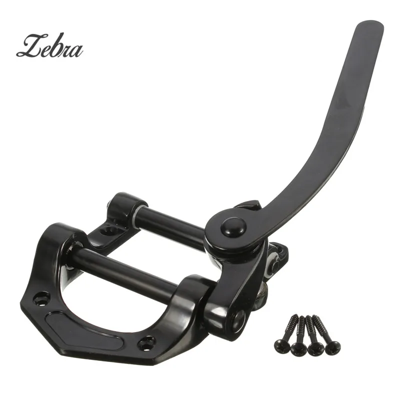 

Zinc Alloy Black Guitar Tailpiece Tremolo Vibrato Bridge with Screws For Musical Instruments Electric Guitar Parts Accessories