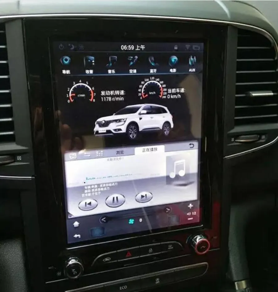 Asvegen Tesla экран 10 4 дюйма Android 6 0 четыре ядра автомобильный DVD мультимедийный плеер