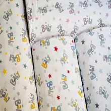 Детская хлопковая ткань с рисунком звезды