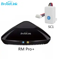 Broadlink RM PRO + Универсальный ИК-РФ дистанционного Управление работает с Alexa смартфон приложение Управление светодиод и SC1 переключатель Wi-Fi для